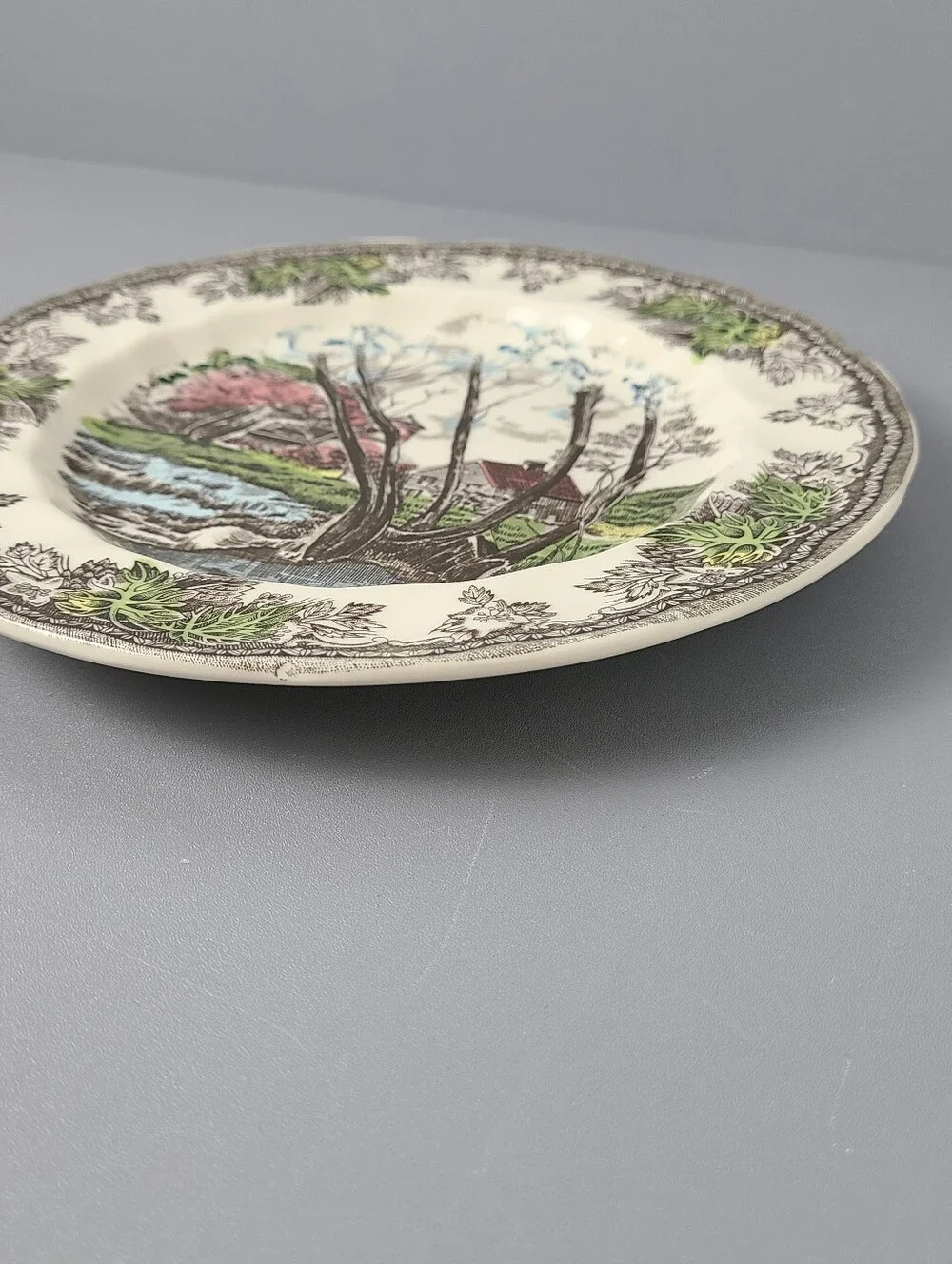 Johnson Brothers Friendly Village Willow By The Brook Plate